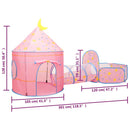 Spielzelt Für Kinder Rosa 301X120X128 Cm