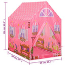 Spielzelt Für Kinder Rosa 69X94X104 Cm