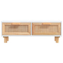 Couchtisch 80X40X30 Cm Holzwerkstoff & Massivholz Kiefer