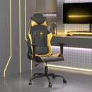 Gaming-Stuhl Mit Massage & Fußstütze Kunstleder
