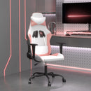 Gaming-Stuhl Mit Massage & Fußstütze Kunstleder