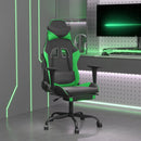 Gaming-Stuhl Mit Massage & Fußstütze Kunstleder