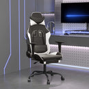 Gaming-Stuhl Mit Massage & Fußstütze Kunstleder