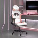 Gaming-Stuhl Mit Massage & Fußstütze Kunstleder