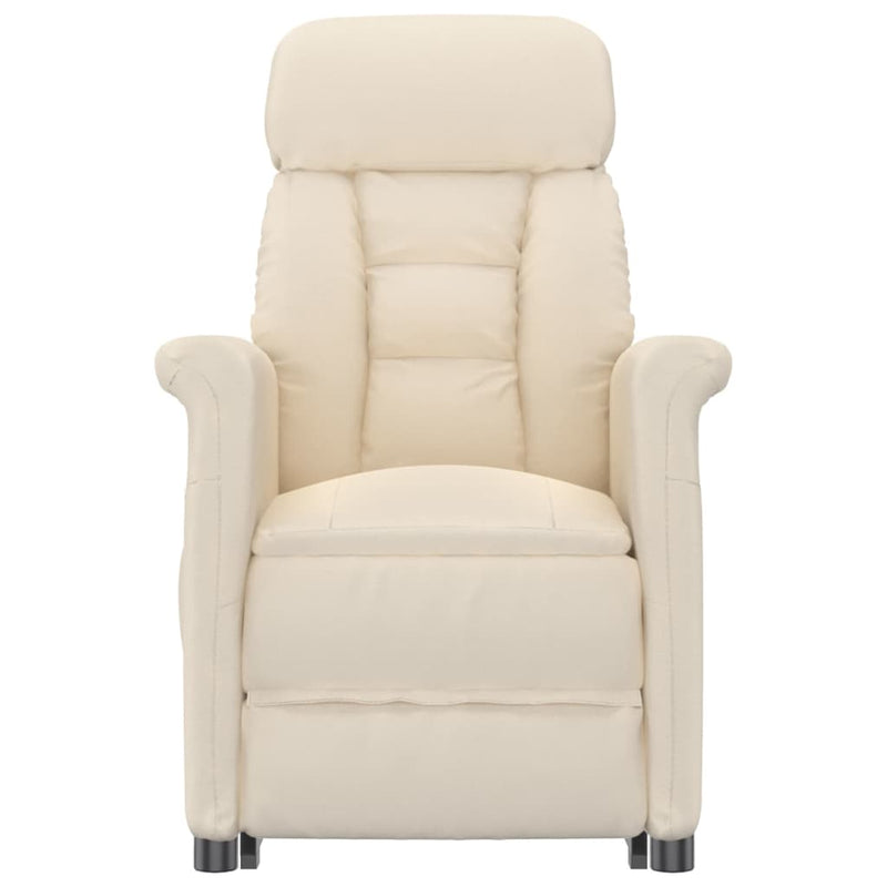 Relaxsessel Beige Mikrofasergewebe