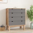 Schubladenschrank Otta 76,5X39,5X90 Cm Massivholz