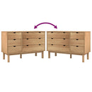 Schubladenschrank Otta 111X43X73,5 Cm Massivholz Kiefer