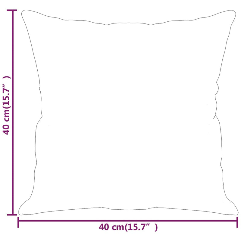 Zierkissen 2 Stk. 40X40 Cm Mikrofasergewebe