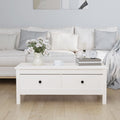 Couchtisch 100X50X40 Cm Massivholz Kiefer
