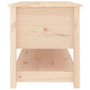 Couchtisch 102X49X55 Cm Massivholz Kiefer