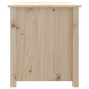 Couchtisch 71X49X55 Cm Massivholz Kiefer
