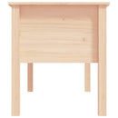 Couchtisch 102X49X55 Cm Massivholz Kiefer