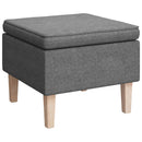 Schaukelsessel Mit Hocker Stoff