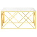 Couchtisch 80X80X40 Cm Edelstahl Und