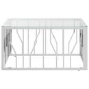 Couchtisch 80X80X40 Cm Edelstahl Und