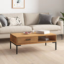 Couchtisch 90X50X35 Cm Massivholz Kiefer