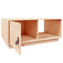 Couchtisch 80X50X35,5 Cm Massivholz Kiefer