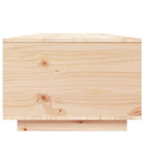 Couchtisch 80X50X35,5 Cm Massivholz Kiefer