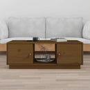 Couchtisch 100X50X35 Cm Massivholz Kiefer