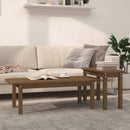 2-Tlg. Couchtisch-Set Massivholz Kiefer