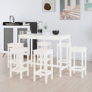 7-Tlg. Bar-Set Massivholz Kiefer
