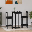 3-Tlg. Bar-Set Massivholz Kiefer