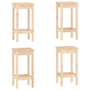 5-Tlg. Bar-Set Massivholz Kiefer