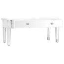Spiegel-Couchtisch 106X45X45 Cm Holzwerkstoff Und Glas
