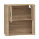 Wandschrank Sonoma-Eiche 80X33X80 Cm Holzwerkstoff