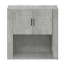 Wandschrank Betongrau 80X33X80 Cm Holzwerkstoff