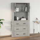 Wandschrank Betongrau 80X33X80 Cm Holzwerkstoff