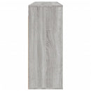 Wandschrank Grau Sonoma 80X33X80 Cm Holzwerkstoff