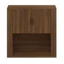 Wandschrank Braun Eichen-Optik 80X33X80 Cm Holzwerkstoff