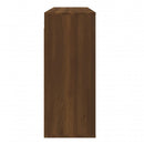 Wandschrank Braun Eichen-Optik 80X33X80 Cm Holzwerkstoff