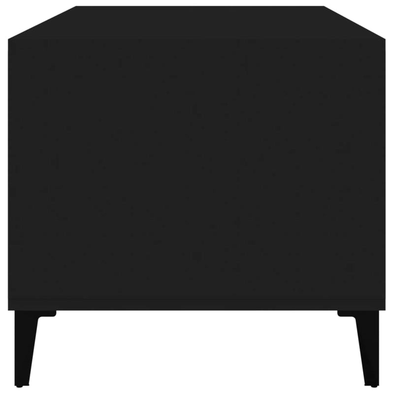 Couchtisch Schwarz 90x49x45 cm Holzwerkstoff