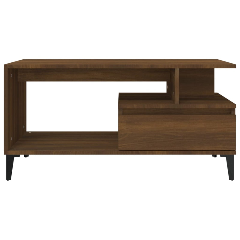 Couchtisch Braun Eichen-Optik 90x49x45 cm Holzwerkstoff