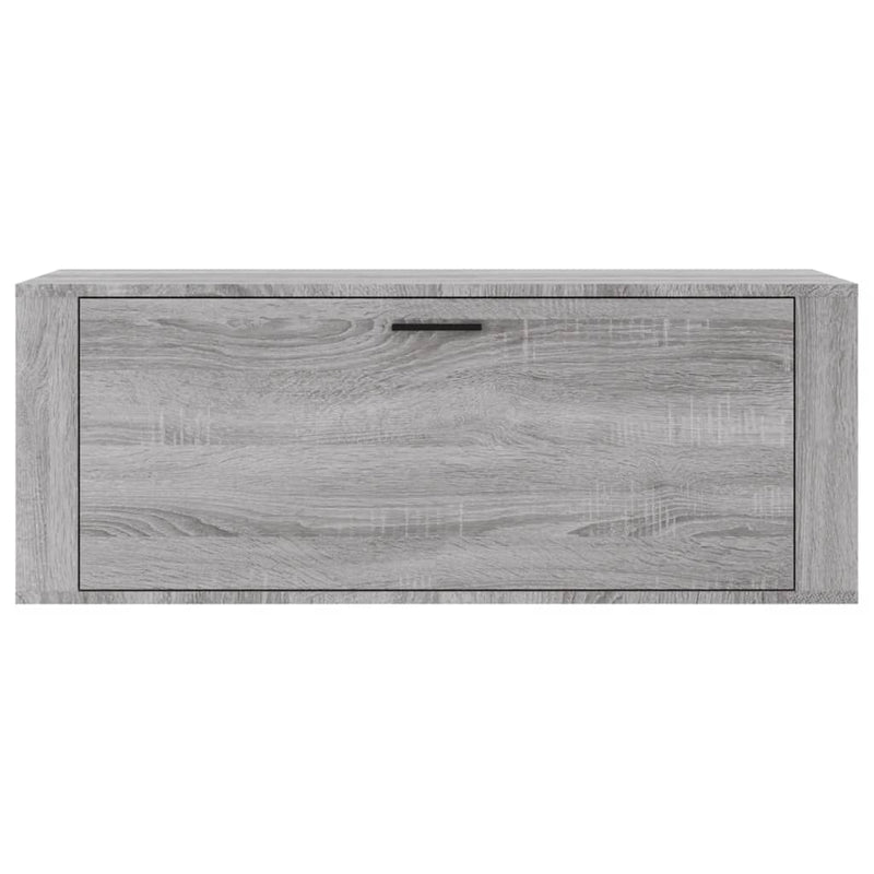 Wand-Schuhschrank Grau Sonoma 100x35x38 cm Holzwerkstoff