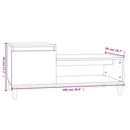 Couchtisch 100X50X45 Cm Holzwerkstoff