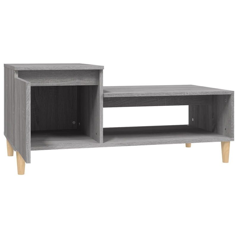 Couchtisch Grau Sonoma 100x50x45 cm Holzwerkstoff