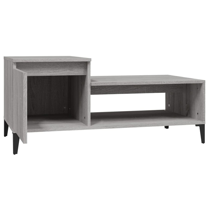 Couchtisch Grau Sonoma 100x50x45 cm Holzwerkstoff