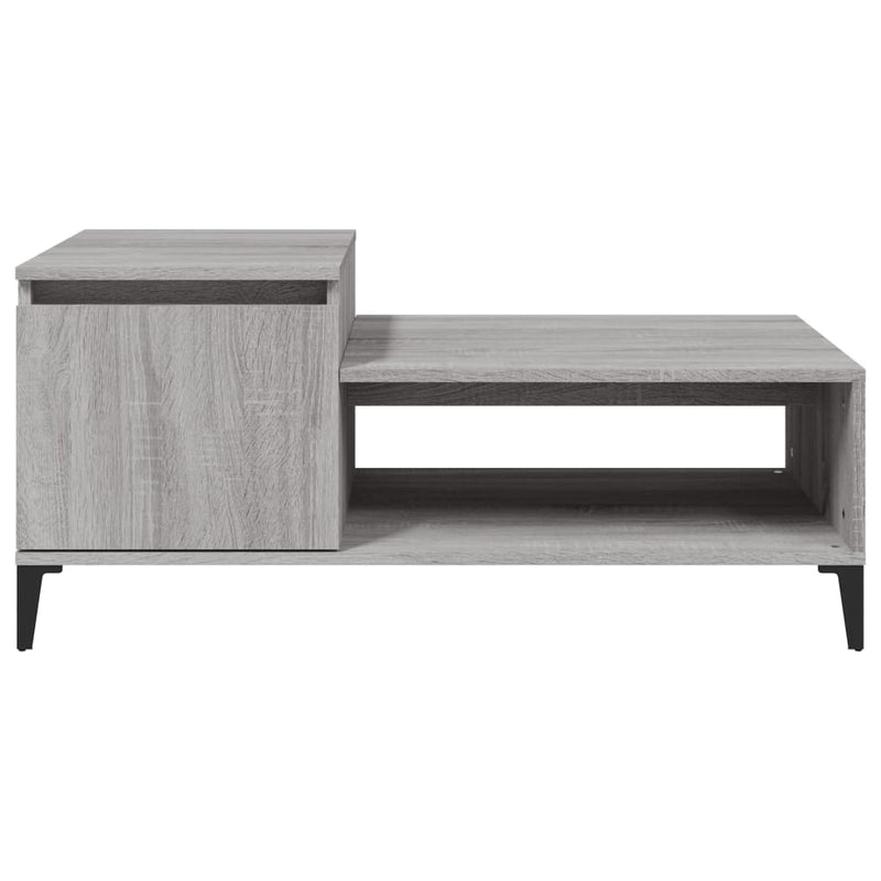 Couchtisch Grau Sonoma 100x50x45 cm Holzwerkstoff