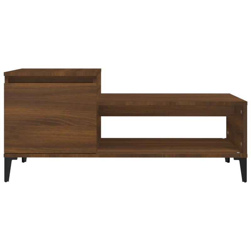 Couchtisch Braun Eichen-Optik 100x50x45 cm Holzwerkstoff