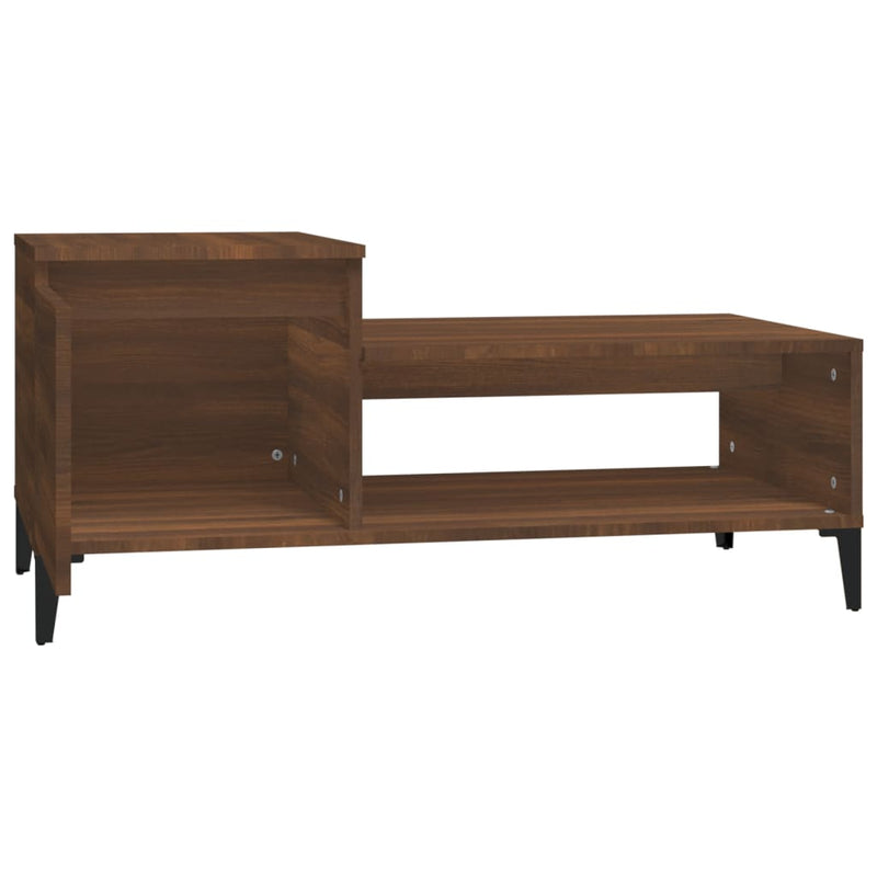 Couchtisch Braun Eichen-Optik 100x50x45 cm Holzwerkstoff