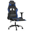 Gaming-Stuhl Mit Fußstütze Kunstleder