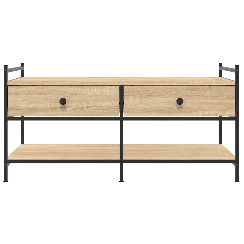 Couchtisch Sonoma-Eiche 99x50x50 cm Holzwerkstoff