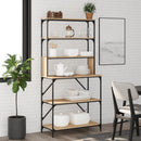 Bäckerregal 6 Fächer 90X40X180 Cm Holzwerkstoff