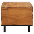 Couchtisch 80X50X40 Cm Massivholz Akazie