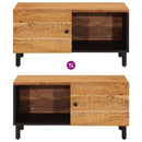 Couchtisch 80X50X40 Cm Massivholz Akazie