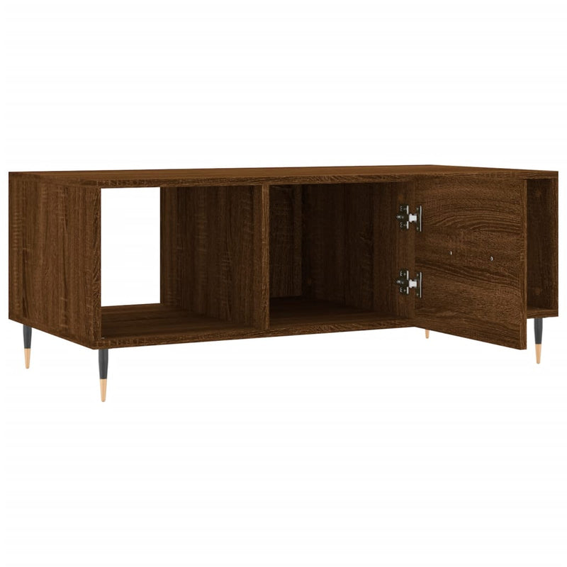 Couchtisch Braun Eichen-Optik 102x50x40 cm Holzwerkstoff