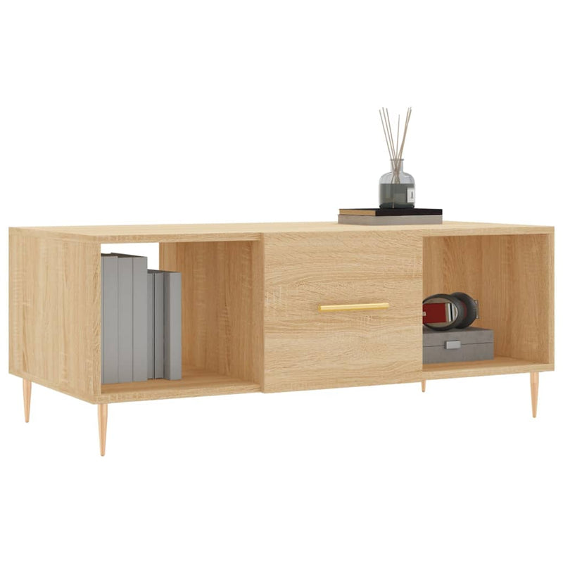 Couchtisch Sonoma-Eiche 102x50x40 cm Holzwerkstoff